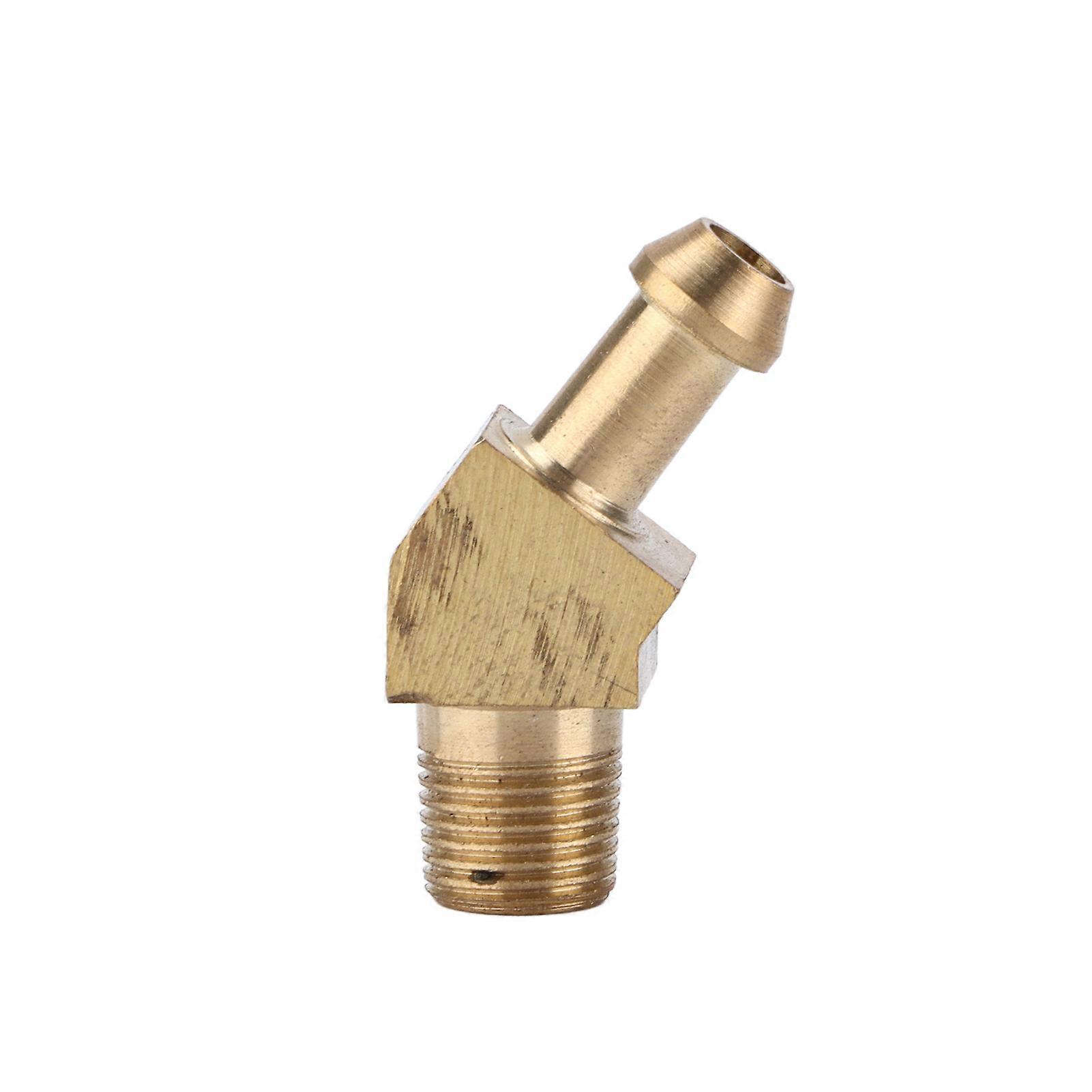 Turbolader Boost Slange Barb Montering 45 ° Albue 1 / 8in 27 NPT gjenge messing erstatning for Garrett T-serien