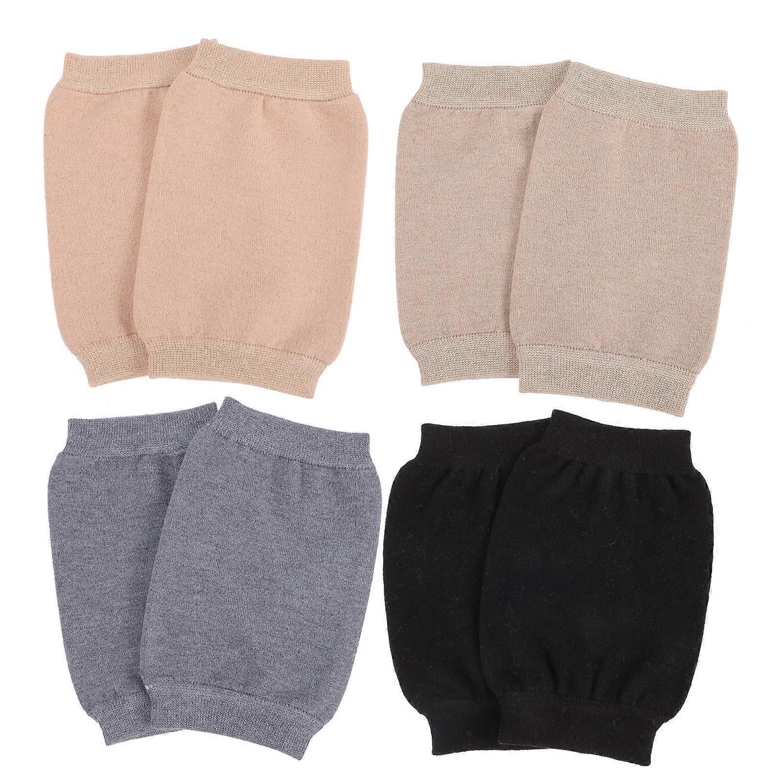 Knee Warmer Leg Warmers for Different Seasons Compression Anti-slip 4 Pairs