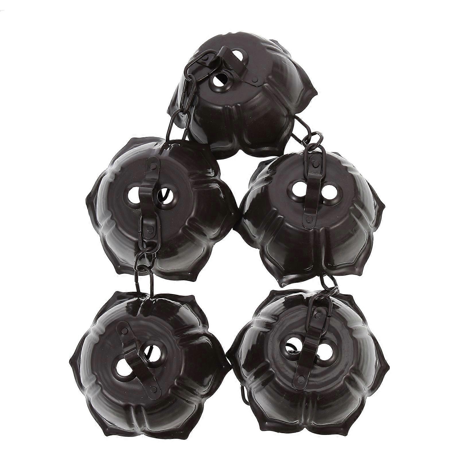 Rain Chain Ornament for Roof Drainage System with Electrical Paint Process Noise Reduction 1Pack