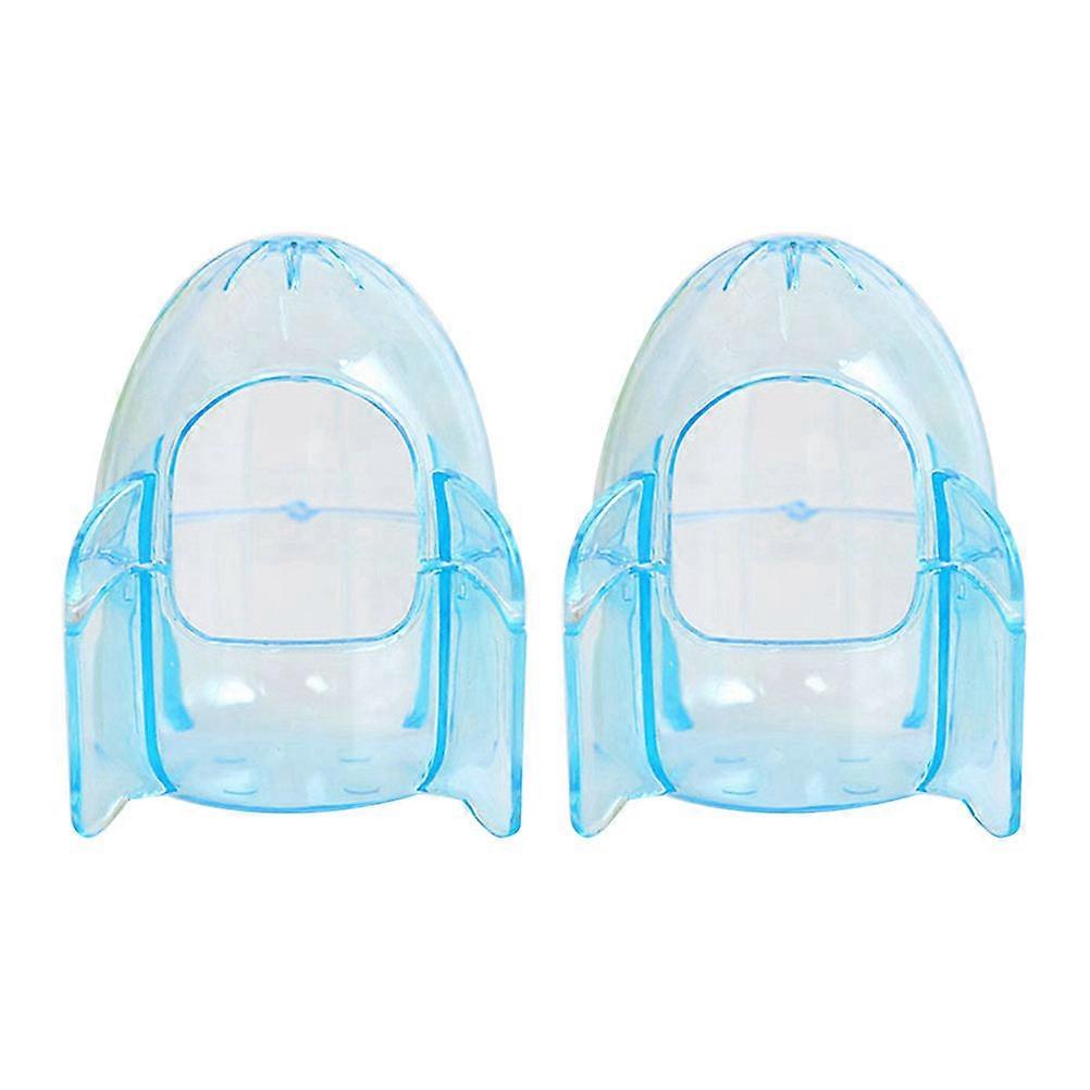 2PCS Practical Hamster Sand Bath Tub for Small Pets Random Color