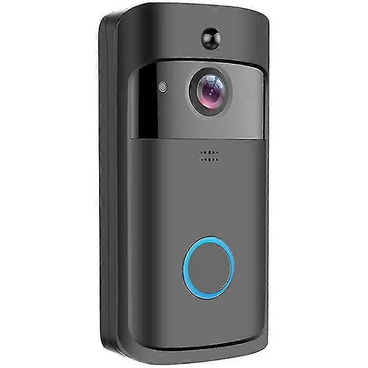 Wireless Doorbell with Camera, Two-Way Talk Night Vision and PIR Human Detection Camera App for iOS, Android. SZRH A-D 712
