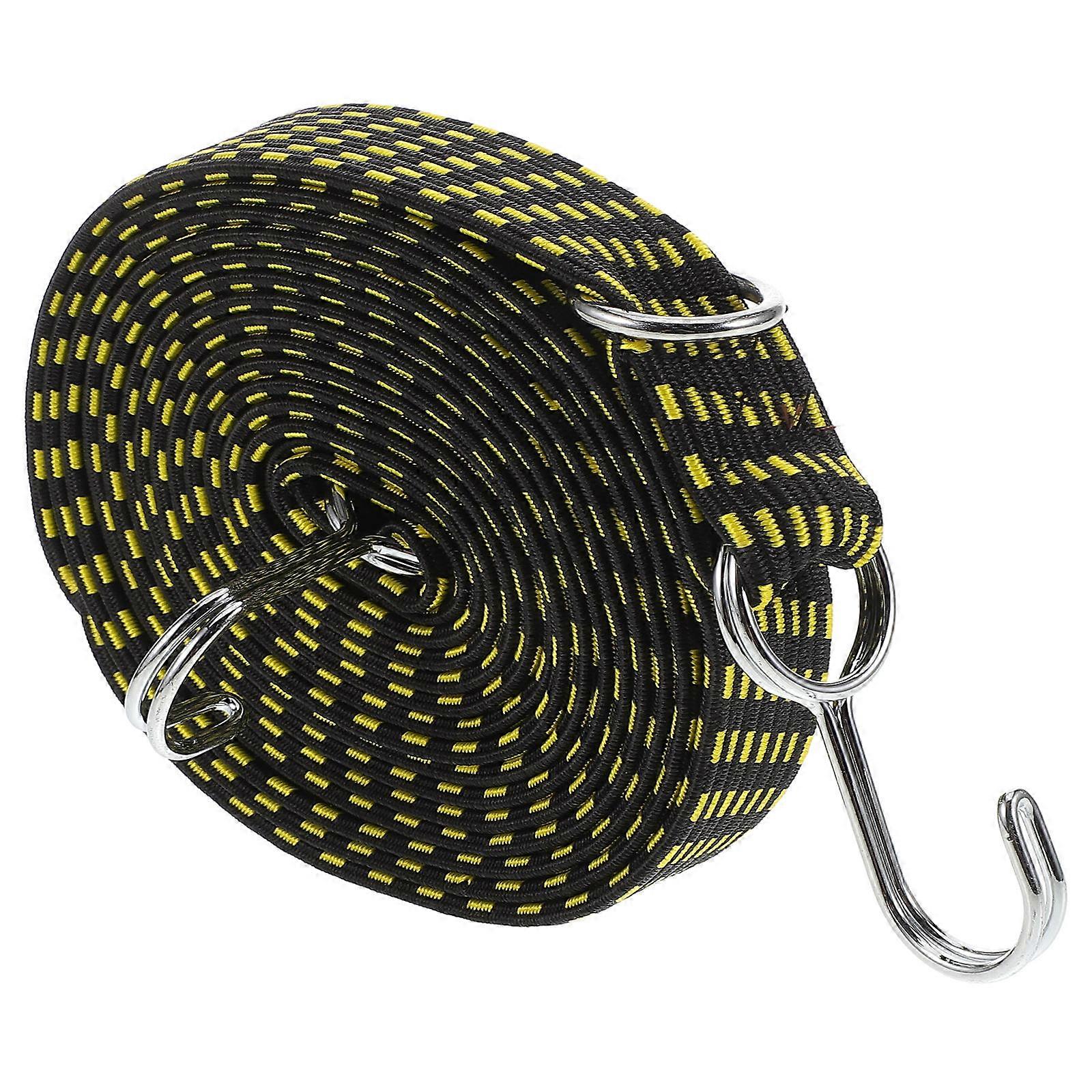 Adjustable Elastic Cargo Strap Bungee Cord with Hooks Heavy Duty Luggage Tie Down for Motorcycles, Bikes, and Scooters Wear Resistant, Versatile