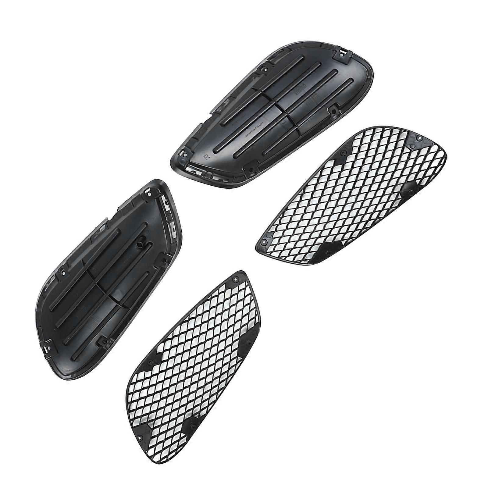 4Pcs Fog Light Plinth Cover 2128852723 Left and Right Fog Light Frame For Benz E‑Class W212 AMG Line 2013 to 2015 