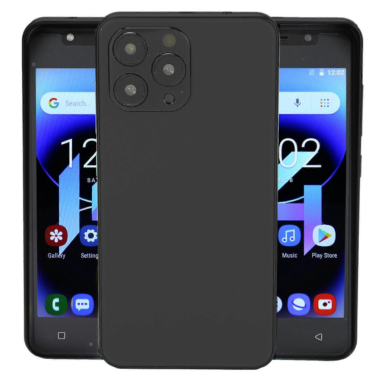 לא נעול סמארטפון 3G 5.0 אינץ HD מסך זיהוי פנים 4GB RAM 32GB ROM כרטיס כפול כפול המתנה טלפון נייד עבור אנדרואיד 10 שחור