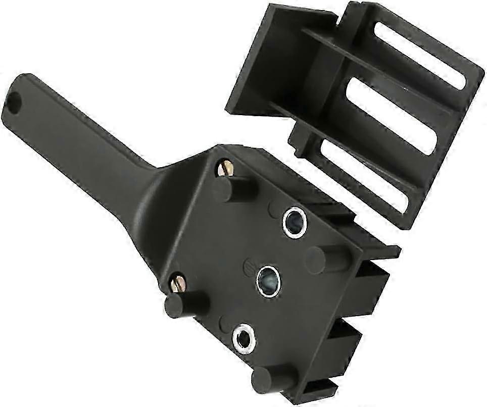 Woodworking Locator Pin Attachment & Drill Guide - Adjustable Straight Rail Tool for Precise Wood Drilling and Positioning