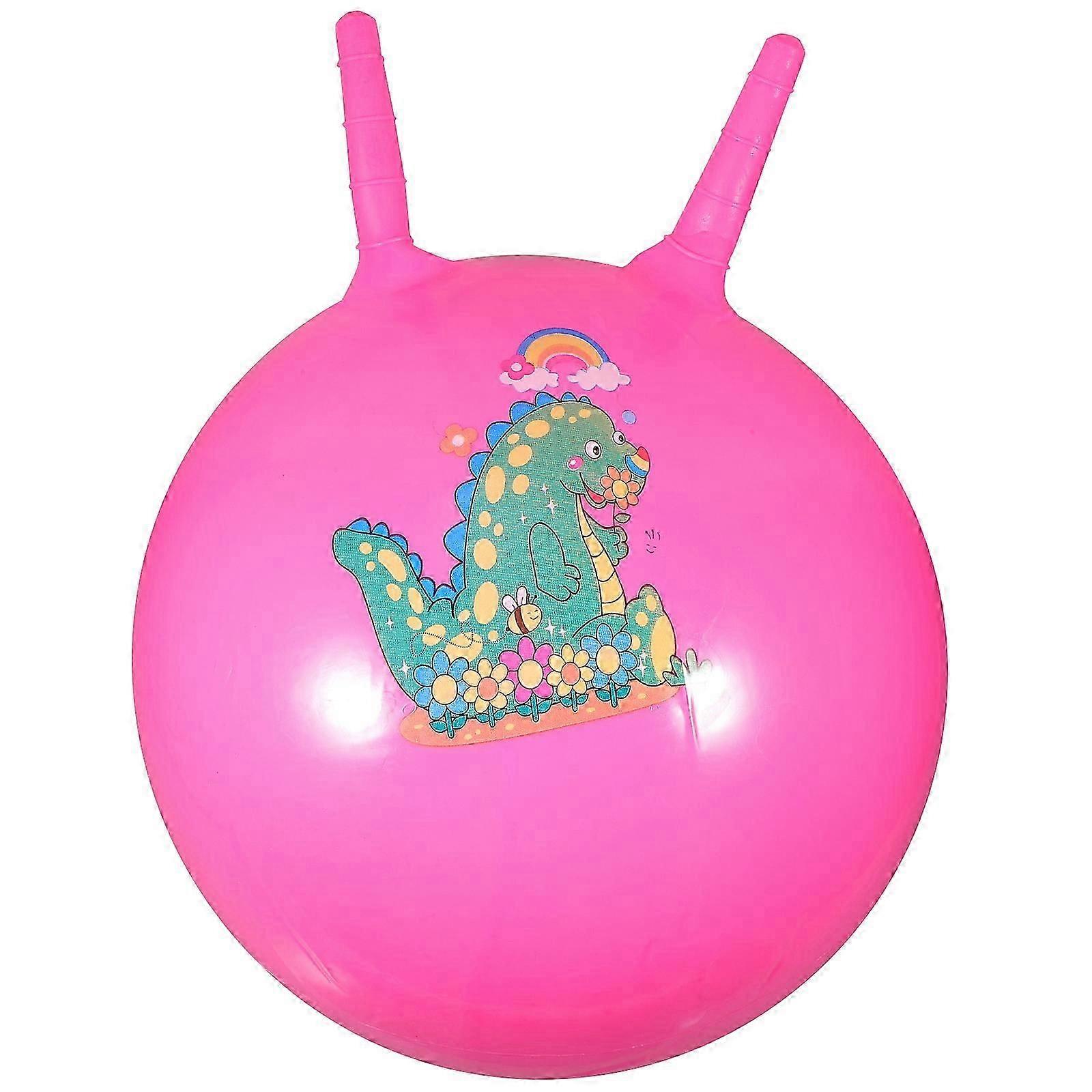 55cm Thickened Bouncing Ball Inflatable Exercise Ball for Kids Fitness Balance Jump Toy (Assorted)