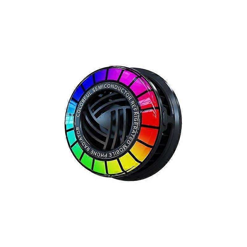 Mobile Phone Radiator RGB LED Light Cooling Fan