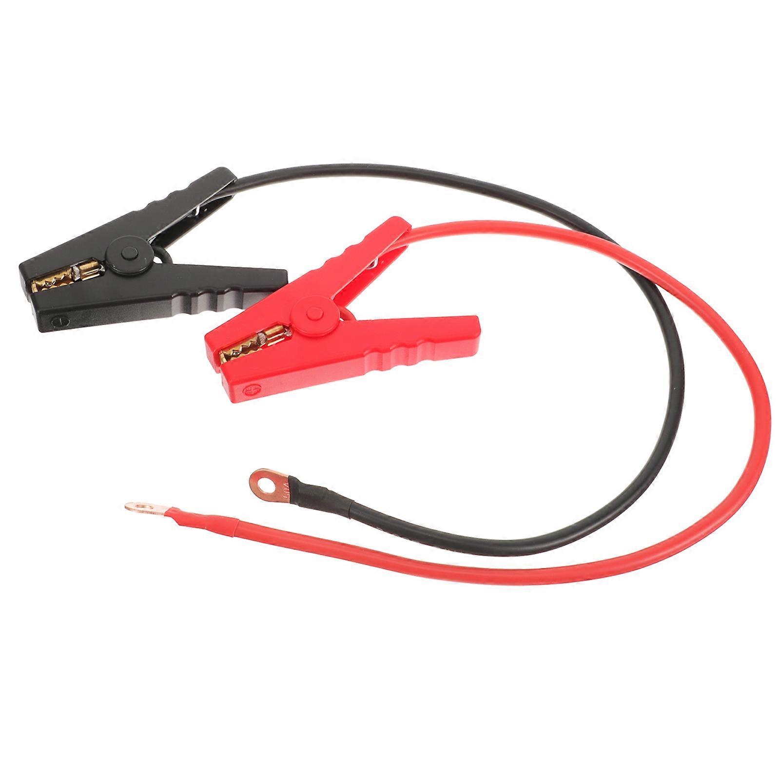 Electric Fence Jump Leads with Clips Durable & Weather Resistant Connection Cables for Farm Livestock Safety