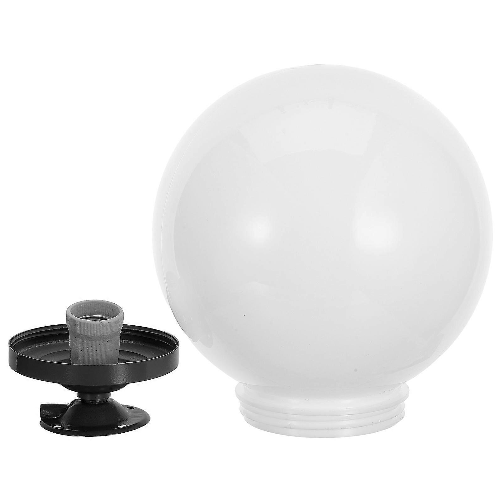 Garden Light Shade Acrylic Material Waterproof Light Diffusion Round Shape For Landscapers 1Pack