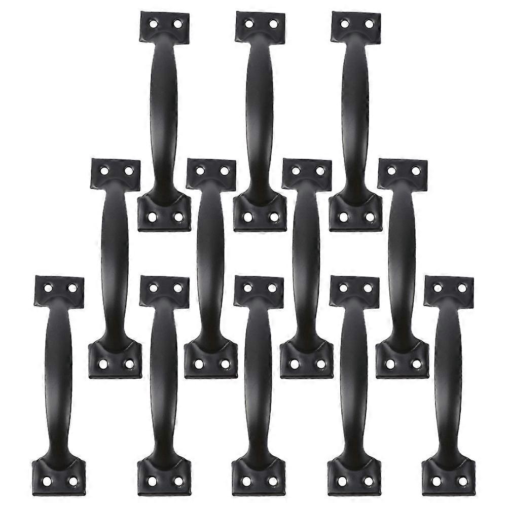 Here's a polished and professional product description based on the details you provided:
 
**12pcs Black Bow Cabinet Pulls – Vintage Style Drawer