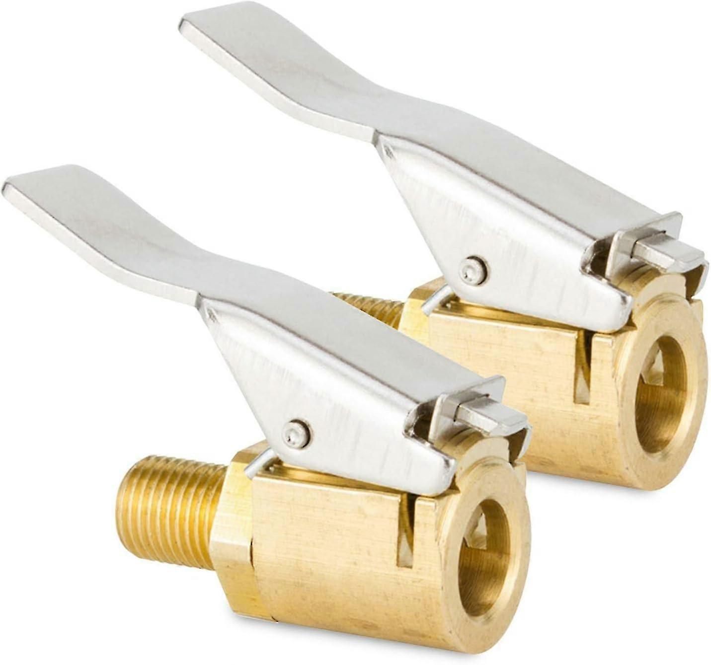 تشاك هواء الإطارات النحاسي الأوتوماتيكي 8 مم ، مشبك مضخة هواء صمام الإطارات النحاسية ، محول فوهة موضوع مضخة هواء السيارة ، محول موصل مشبك مشبك مضخة الهواء ، محول سريع