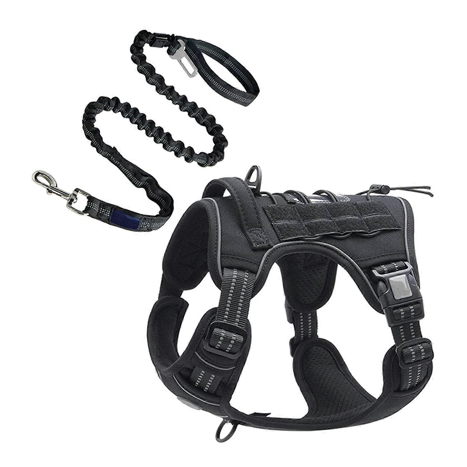 Adjustable Dog Harness Training Vest Soft Padded No Pull Durable Nylon