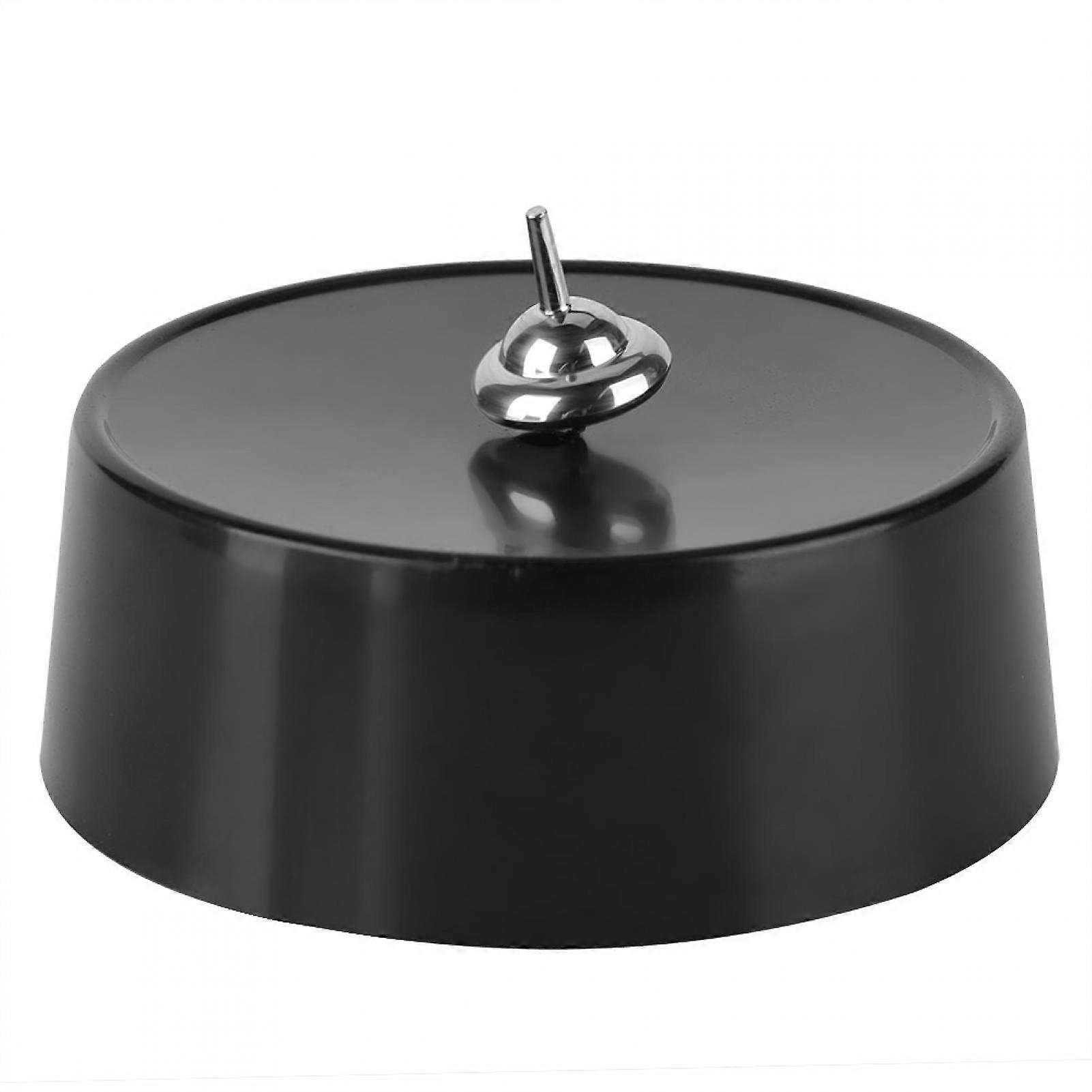 Black Spinning Top Home Ornament, Fascinating Magnetic Gyro Decoration for Hours of Relaxation and Entertainment