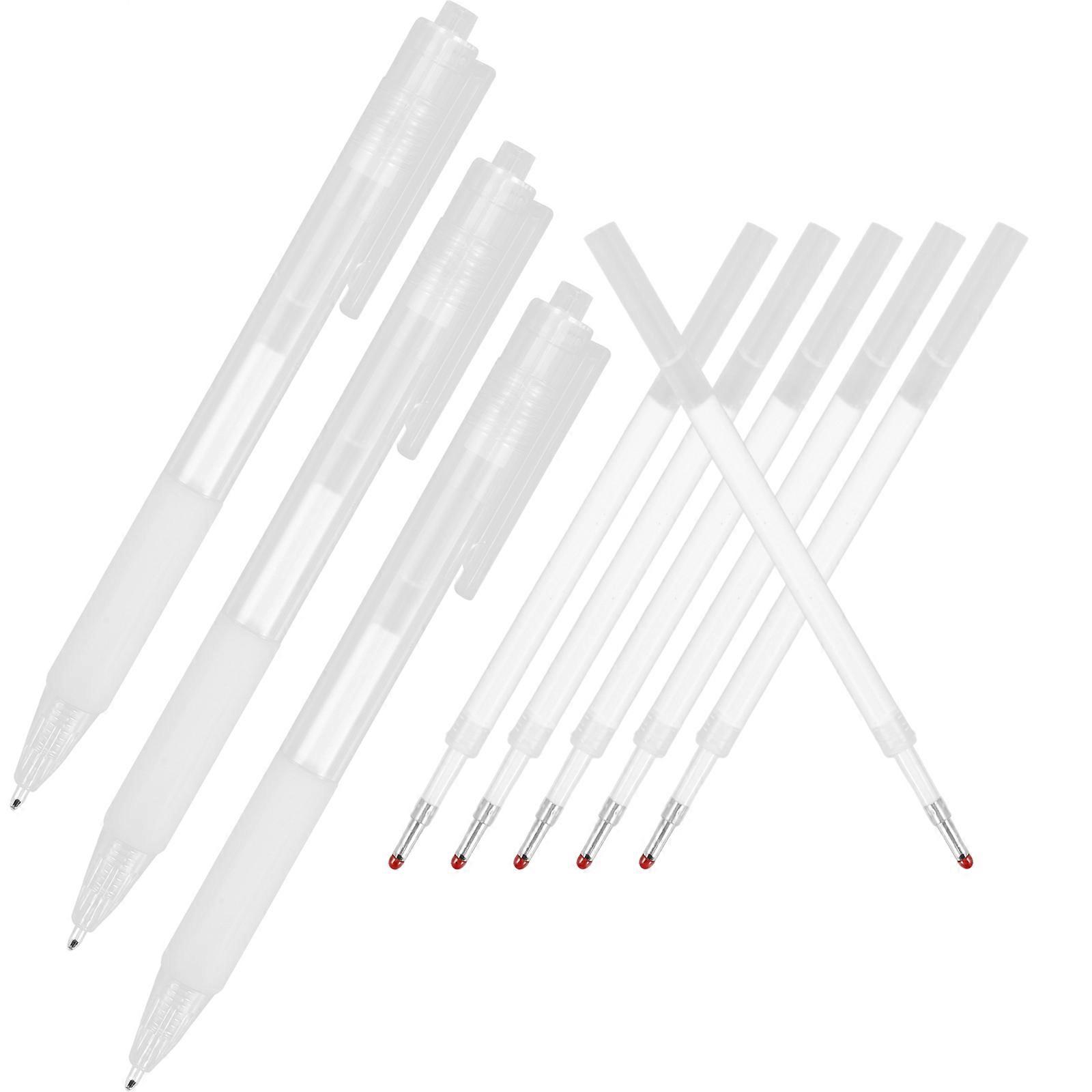 Eyebrow Positioning Measuring Tool Professional Design Skin Marking for Makeup Practice White 1 Set