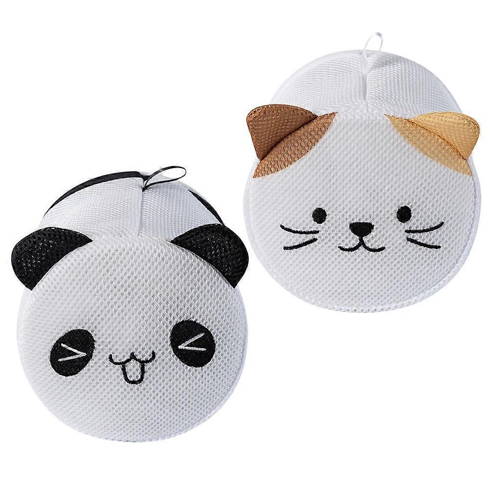 Delicates Bag 2Pcs Multi Polyester Reusable Laundry Bag for Storage with