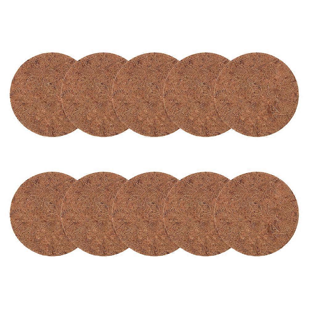 Coconut Fiber Nesting Pads for Chickens and Birds Comfortable Egg Protection Pet Use 10 Pieces