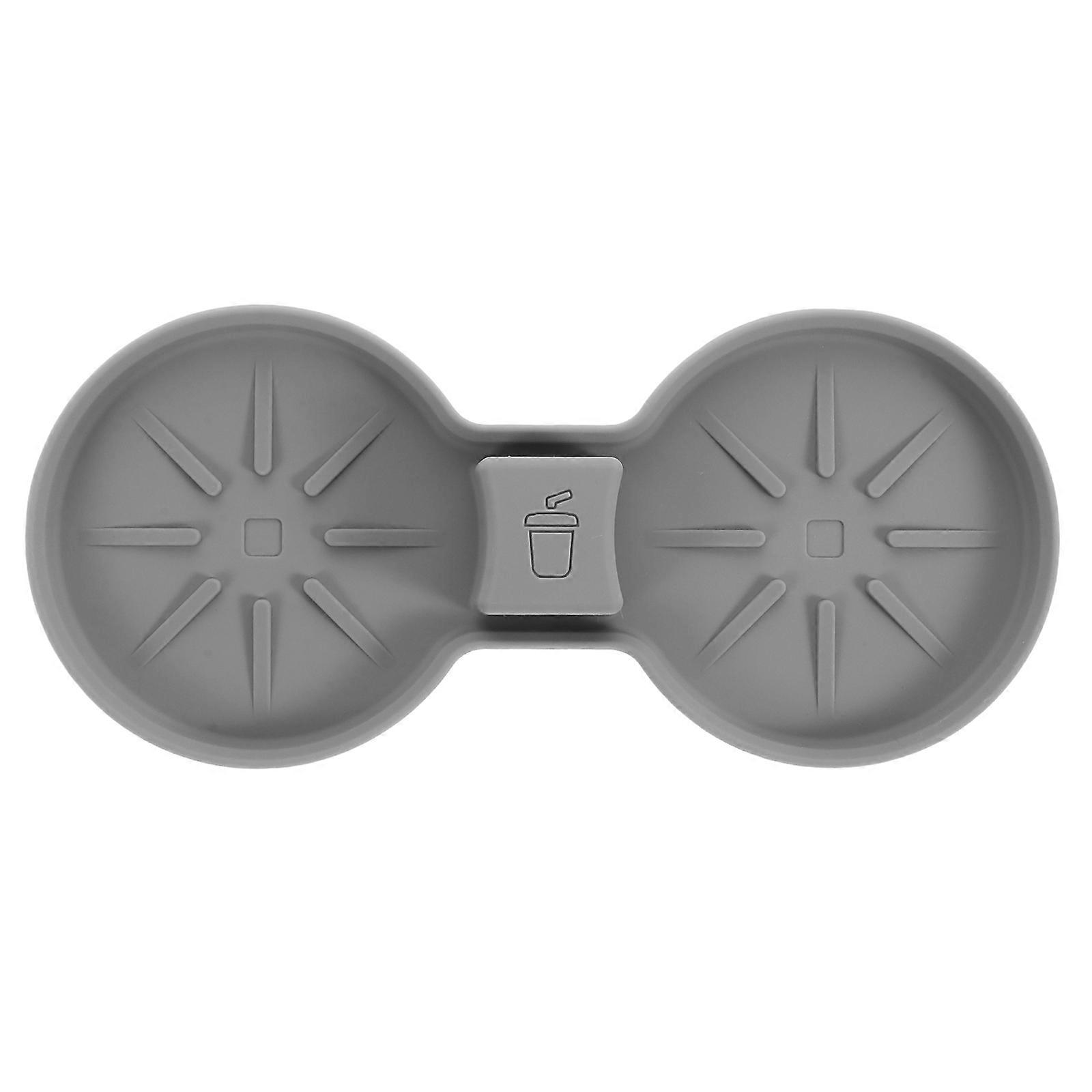 Car Center Console Cup Holder 3D Silicone Beverage Holder Coaster Insert for Car Protection 1 Set