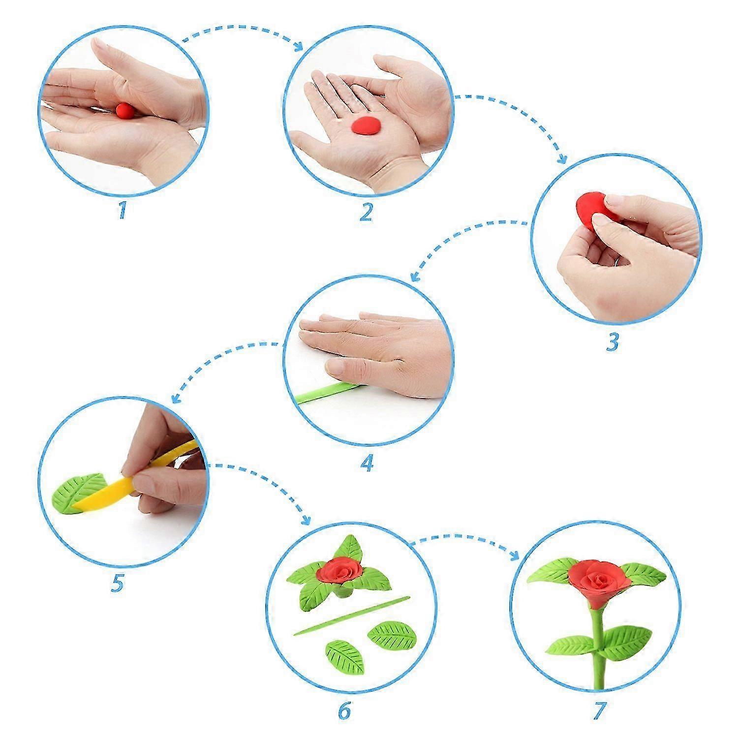 2025 36 Pack Modeling Clay Fluffy Slime  36 Colors DIY Soft Magic Clay Craft Air Dry Plasticine Ultra-Light Modeling