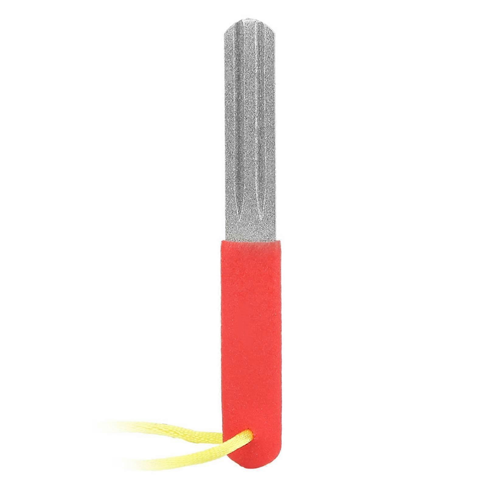 Fishhook Sharpening Whetstone Double Side 400/800 Grits Diamond Fish Hook Grinding File