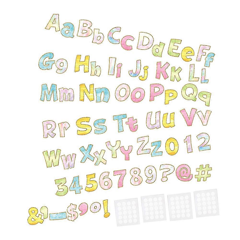 Watercolor Alphabet Cutouts for Bulletin Board, Door Decoration, Classroom, Home, Nursery Use