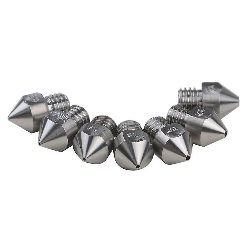 Titanium Alloy Extruder Nozzle For 3D Printer Users In Silver With 1.0mm Size Enhancing 3D Printing Experience 1Set