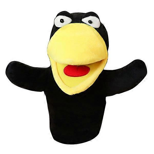Fox Crow Hand Puppet Soft Animal Hand Puppet for Girls and Boys Party Favor Interactive Plush Toy for Role