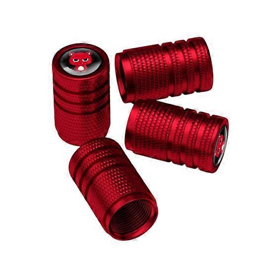 4Pcs Tire Stem Valve Caps Rustproof Vibrant Color Universal Fit Simple Installation Wheel Valve Covers Car Dustproof Tire Caps