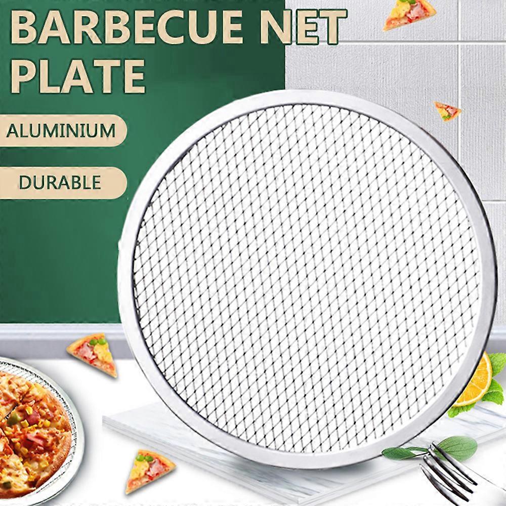 Aluminum Alloy Pizza Tray Round Non-stick Mesh Pan Baking Tool for Kitchen Pizza Baking Tray Heat Resistant Easy to Clean