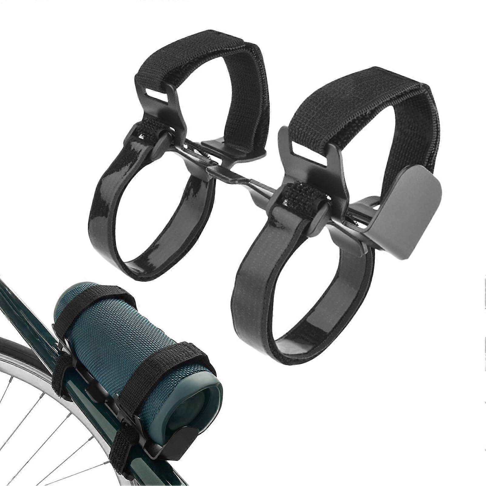 Golf Cart Speaker Mount - Portable Speaker Holder with Adjustable Strap for Handlebars, Boat Railings & Bicycle Bottles