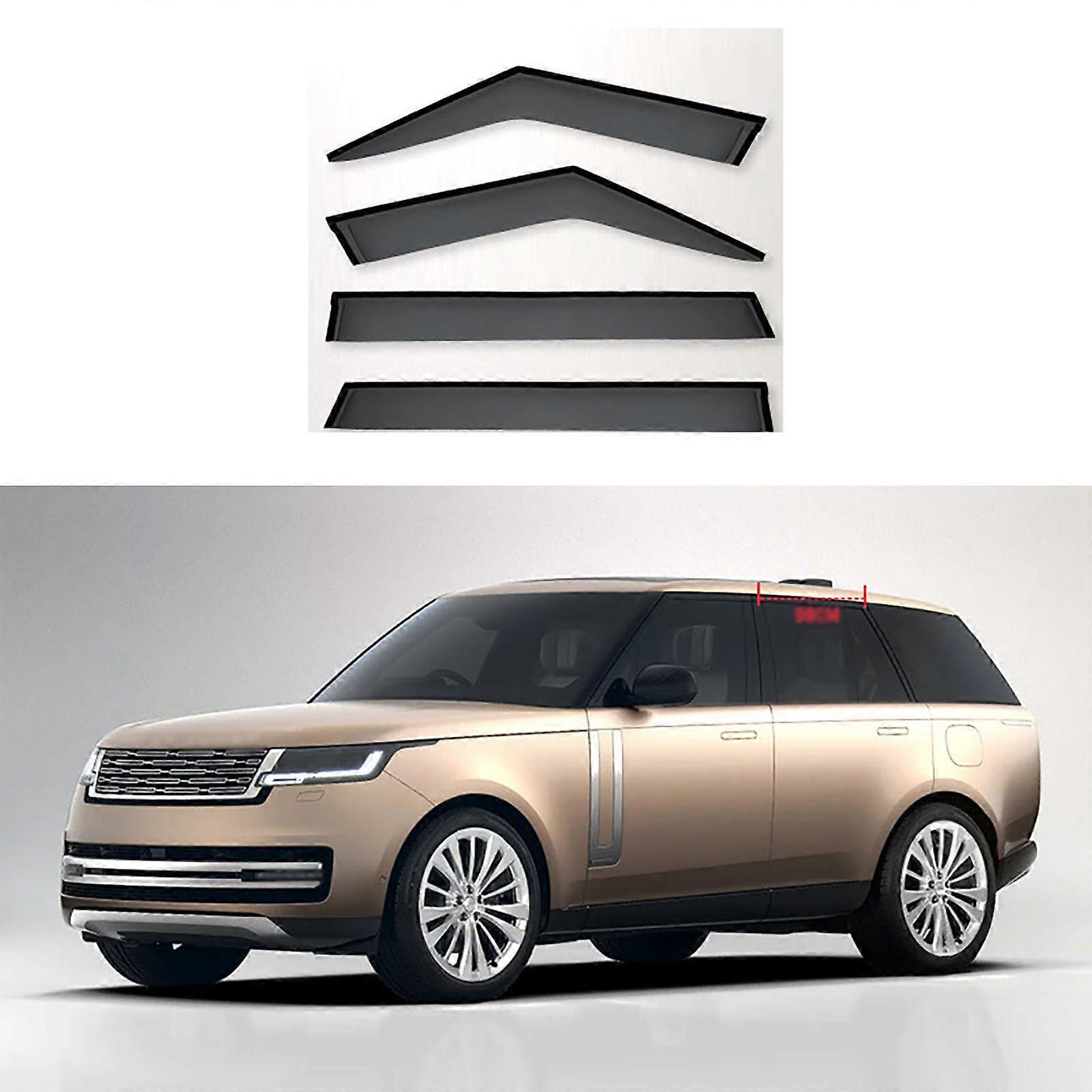 Car Side Window Rain Guards For Range Rover L460 2023+ 4-Piece Wind Deflectors Weather Shields Exterior Accessory