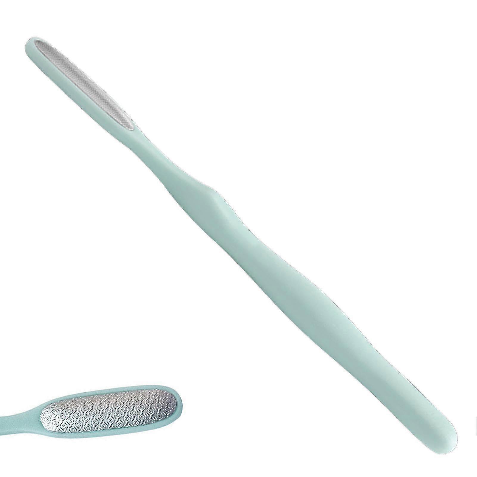 Stainless Steel Foot File Brush for Gaps Between Toes - Reusable Tool for Cracked Skin Removal, Blue Pedicure File