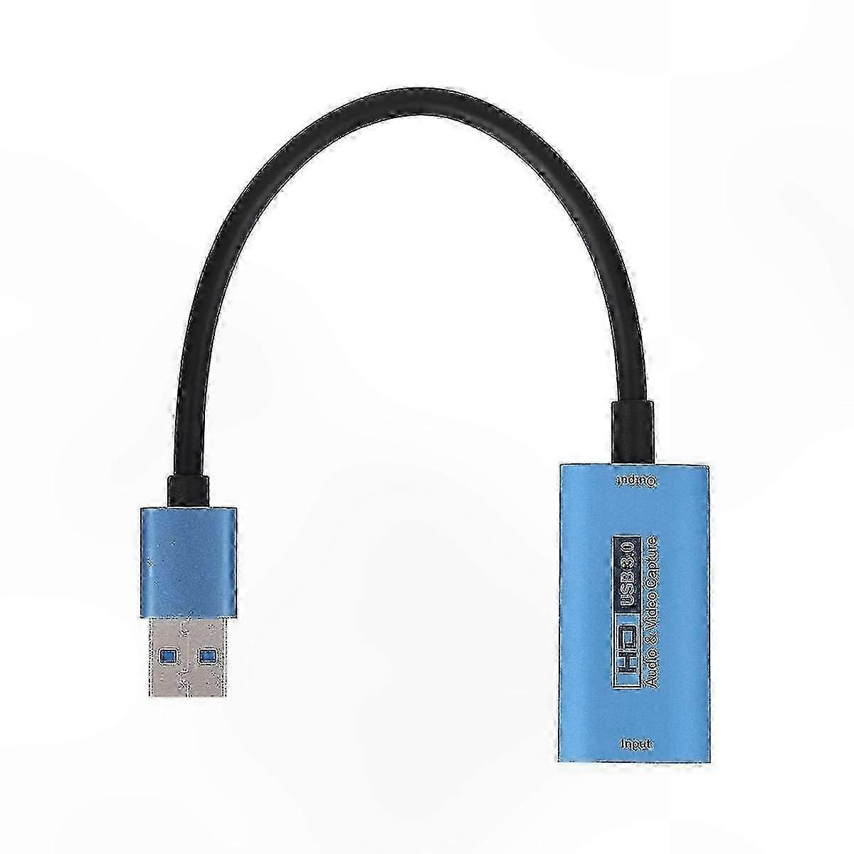 4K 60Hz USB 3.0 HD Video Capture Adapter for PC Gaming and Streaming Solution