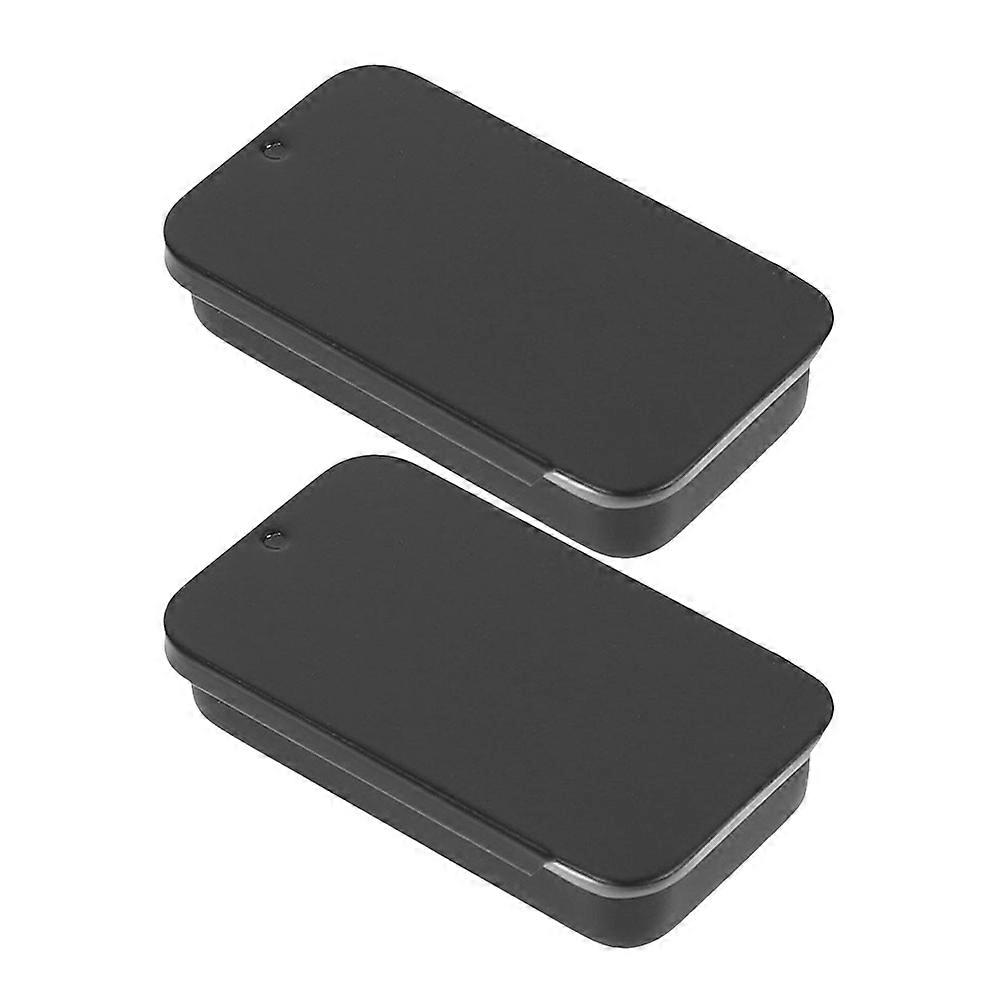 a polished and professional product description based on your input:
**2pcs Vintage Tinplate Slide Lid Boxes – Portable Candy & Pill Storage