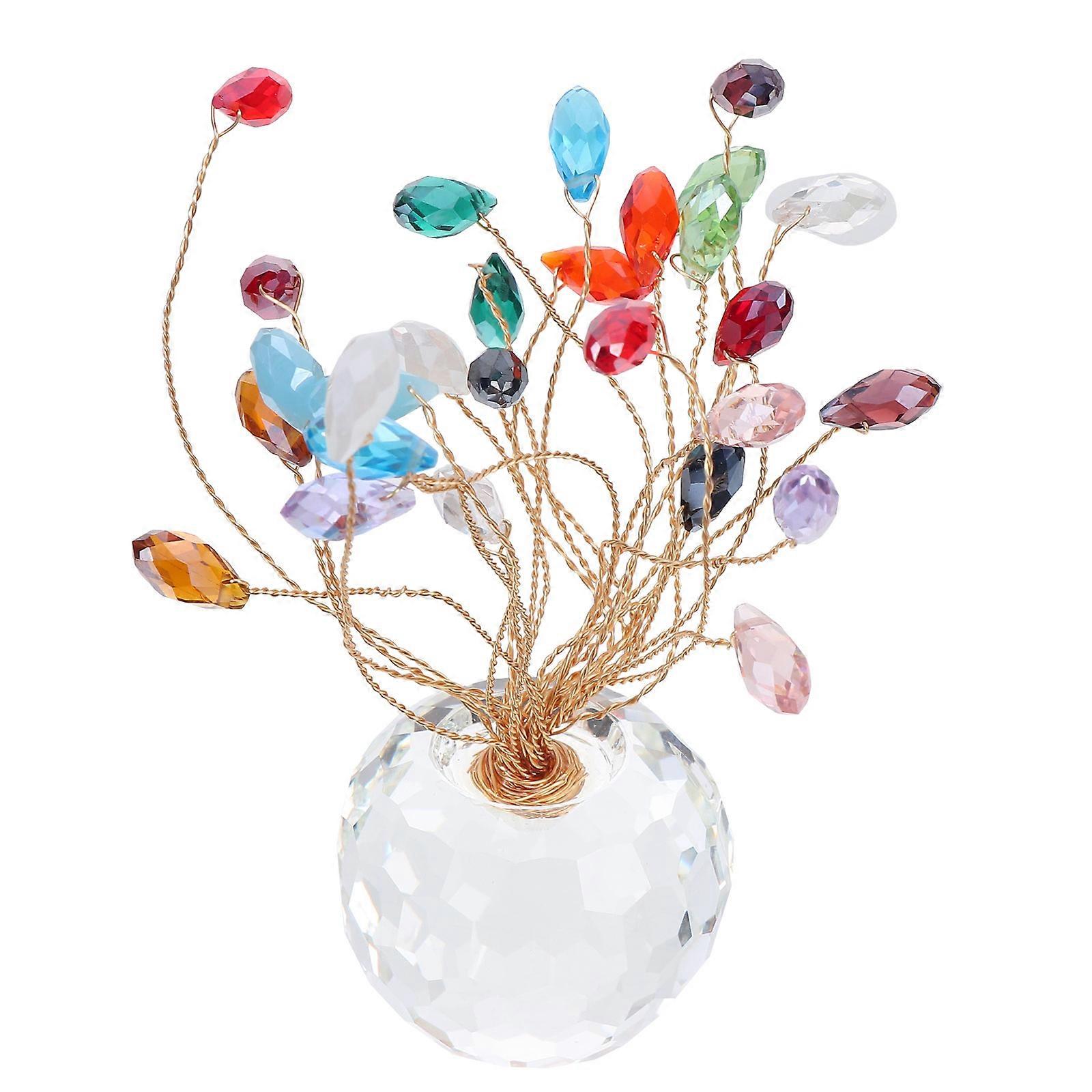 1 Pc Crystal Ornament Creative Meaningful Luck Statue Desktop Art Craft