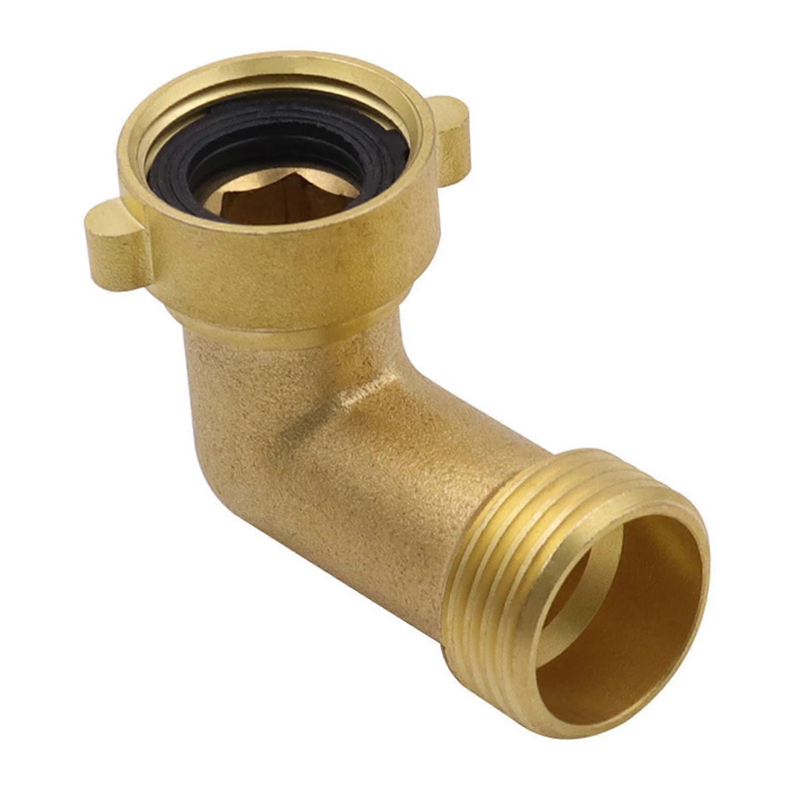 90 Degree Hose Elbow Connector for Garden Water Intake Fittings, Durable Quick Adapter, Compatible with Standard Hoses