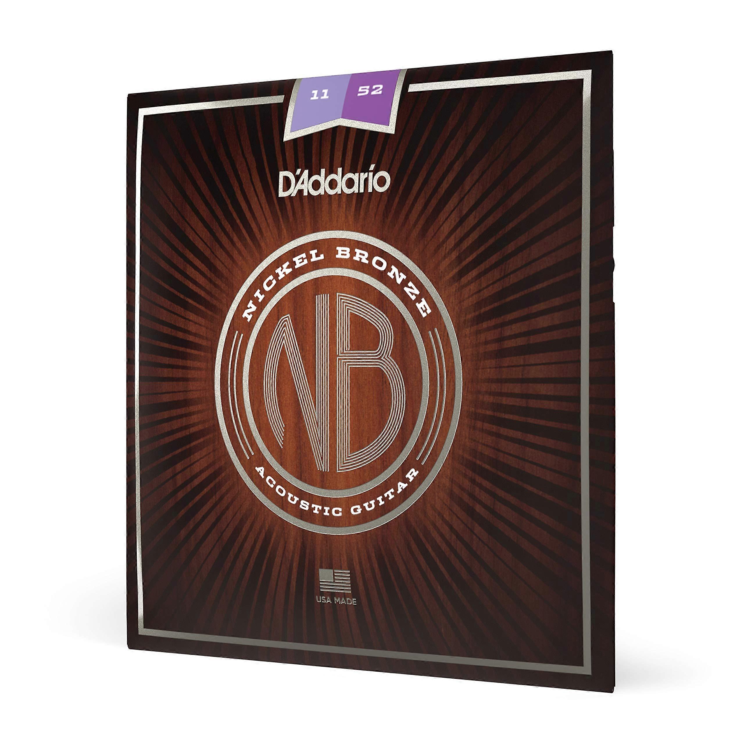 NB1152 Nickel Bronze Acoustic Guitar Strings, Custom Light, 1152