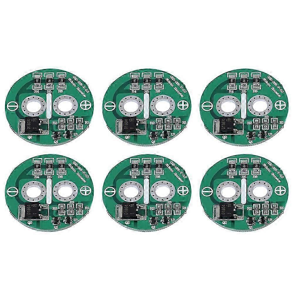 6Pcs/Set Super Farad Capacitor 2.5V With Protection Board Module Limit Plate