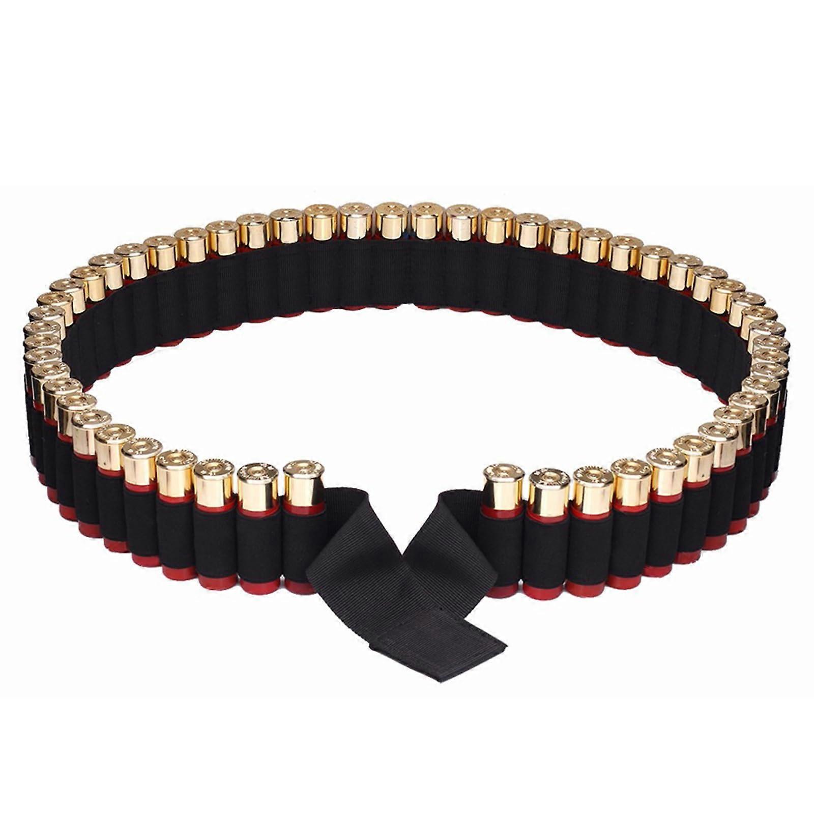 27/30/56/60 Round Ammo Belt, Shotgun Shell Belt, Tactical Hunting Pouch 12/20GA