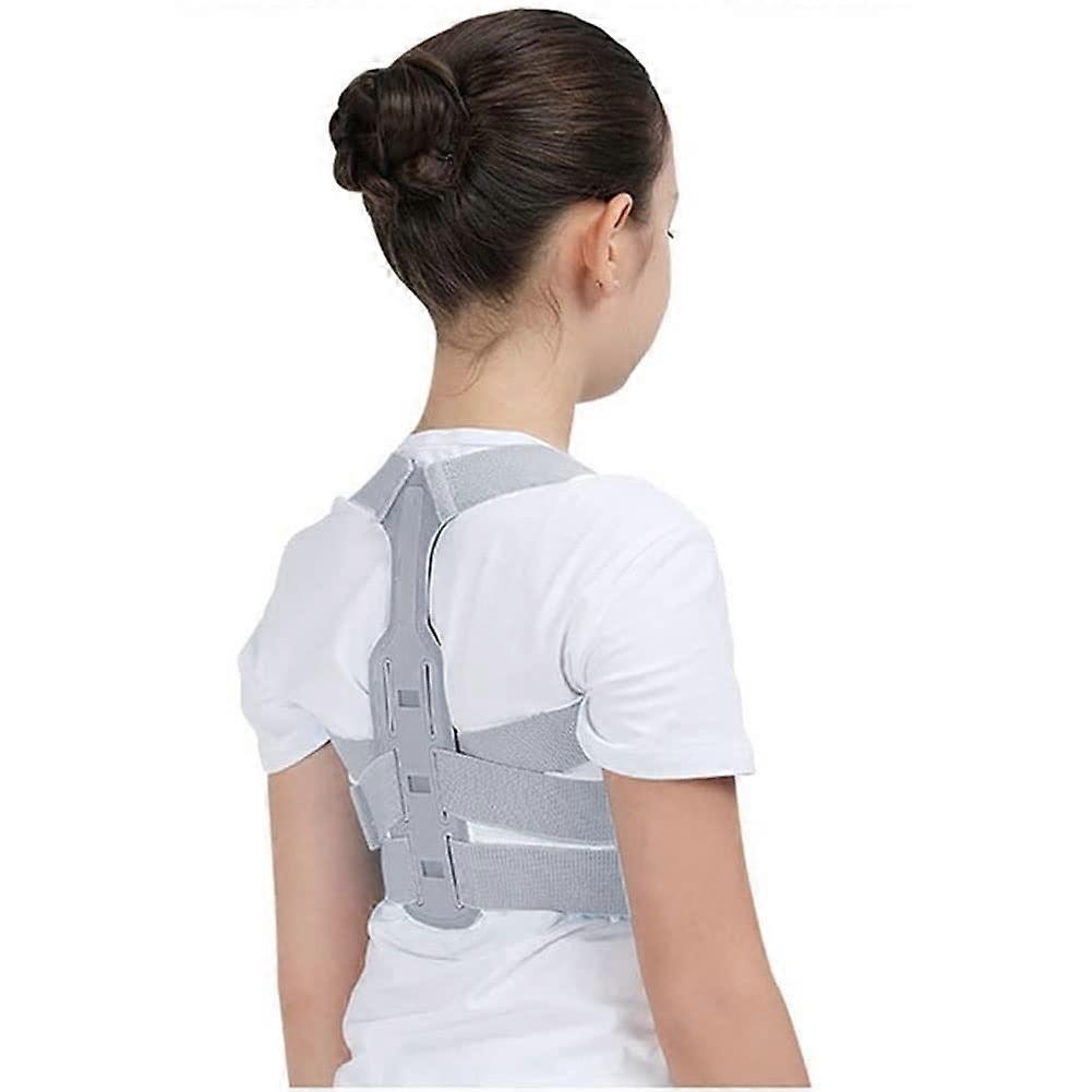 Posture Corrector Adjustable Spine Lumbar Support For Children Orthopedic Corset Easy To Use Small S Pink Grey