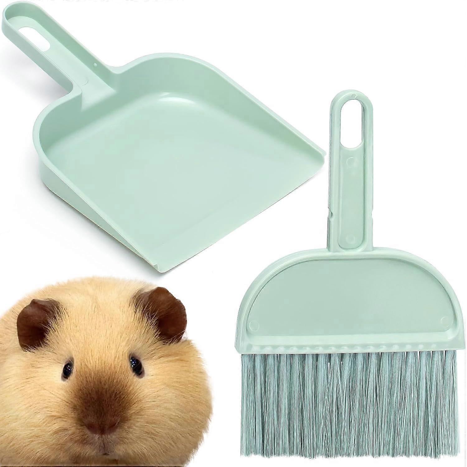 Guinea Pig Cage Cleaner Mini Dustpan and Brush Set (For Chinchillas)