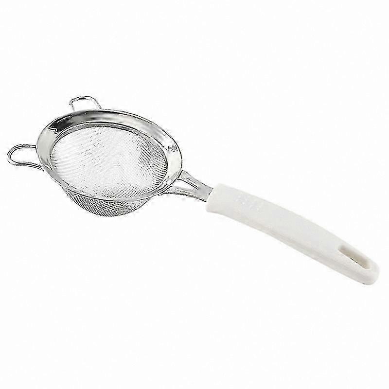 Stainless Steel Mesh Flour Sifter with Handle for Kitchen Use