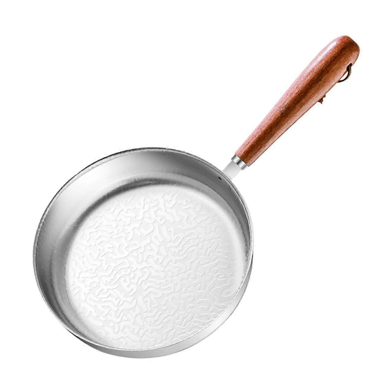 Mini Stainless Steel Egg Frying Pan Nonstick Portable Frying Pan for Eggs Rapid Heat Oil Feature for Even Cooking for Breakfast and More