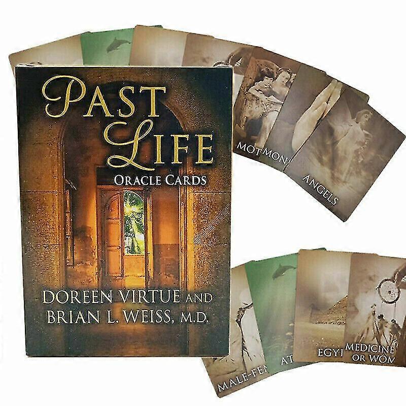 44pcs Past Life Oracle Tarot Cards Full Card Deck Magic Tool