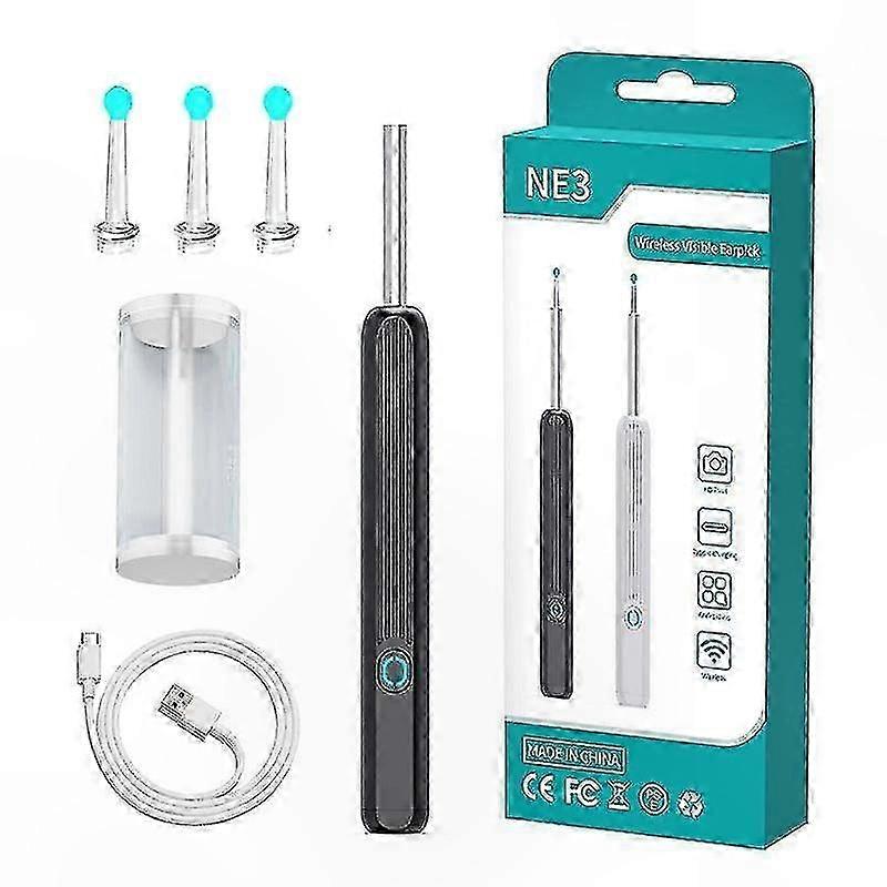 Smart Wireless Ear Cleaner with 1080P Camera and LED Light for Safe Wax Removal