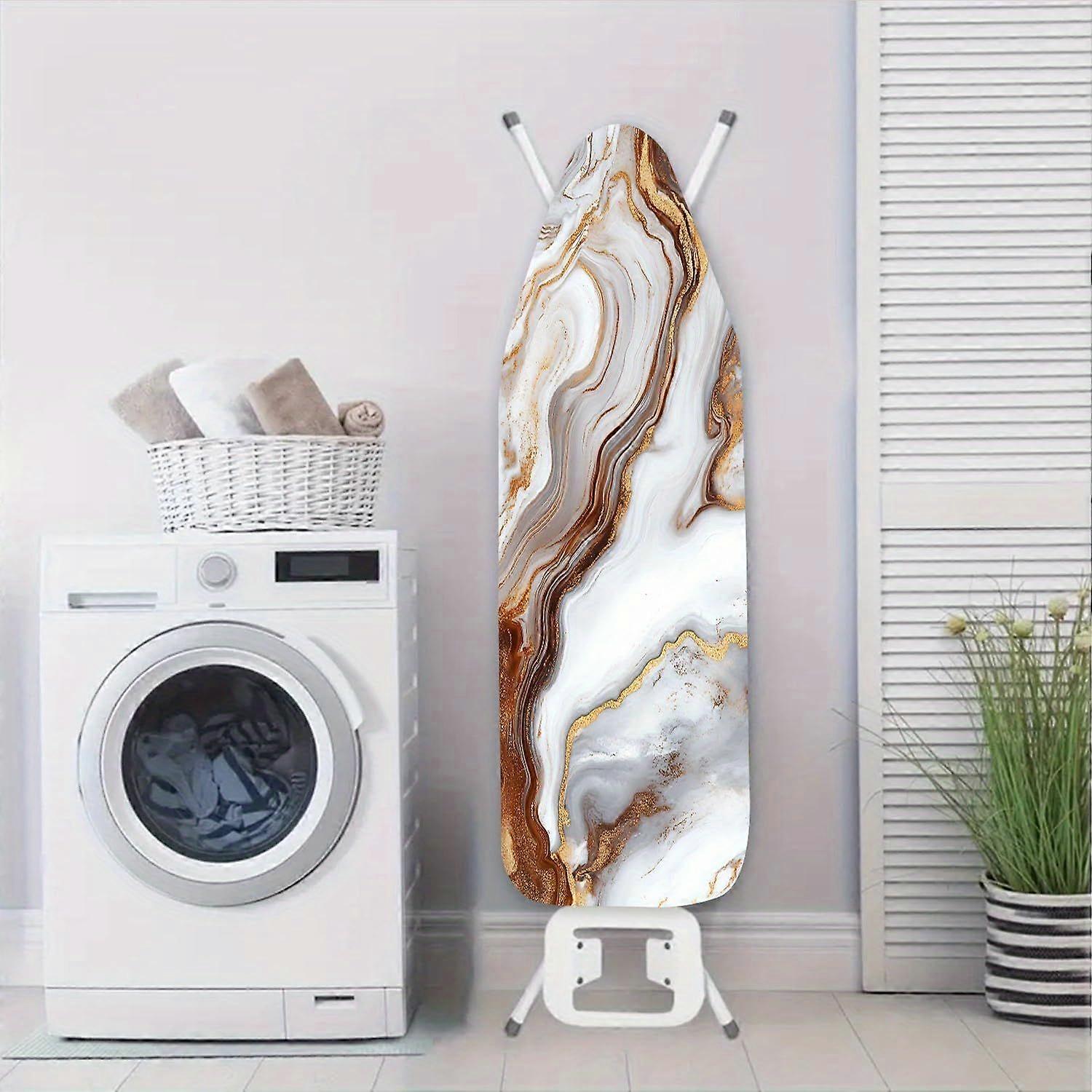 Ironing Board Cover, Standard Size 15" x 54" Thickly Padded with Non-Slip Elastic Edges an