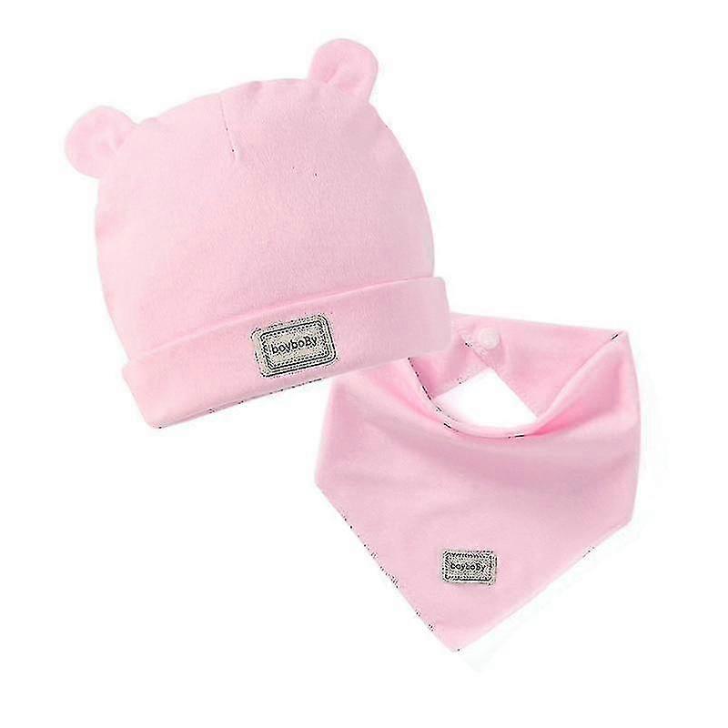 Söt barnhatthatt med bib baby mössa