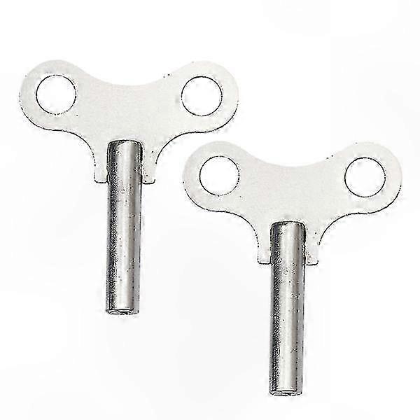 Silver Steel Clock Key with Longer Pattern for Home and Shop Clock Repair Tools