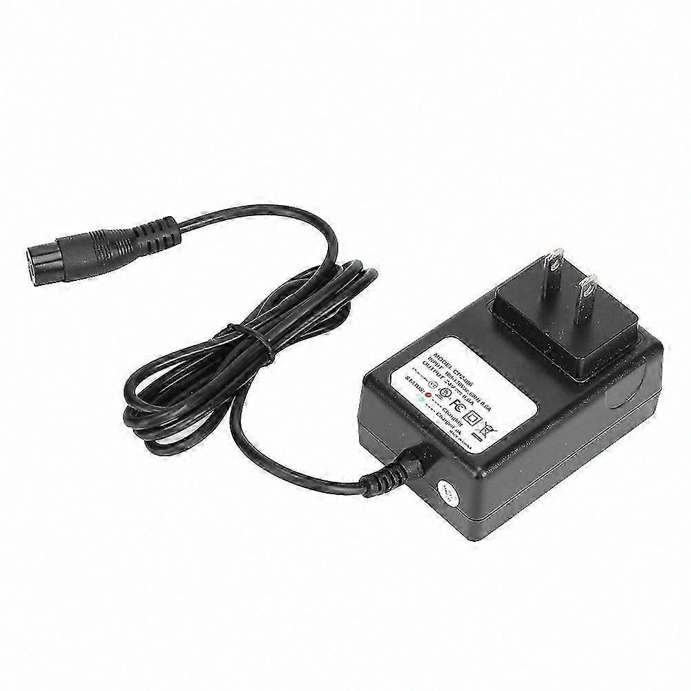24V 0.6A 3-Prong Battery Charger for Electric Scooters and Bikes with Compatible Models