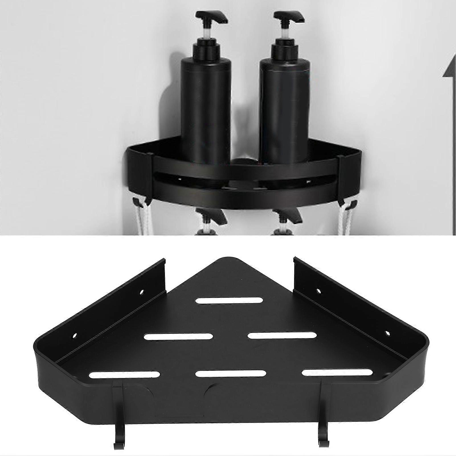 Shower Corner Shelf Aluminum Triangle 23x32cm Single Layer Rack