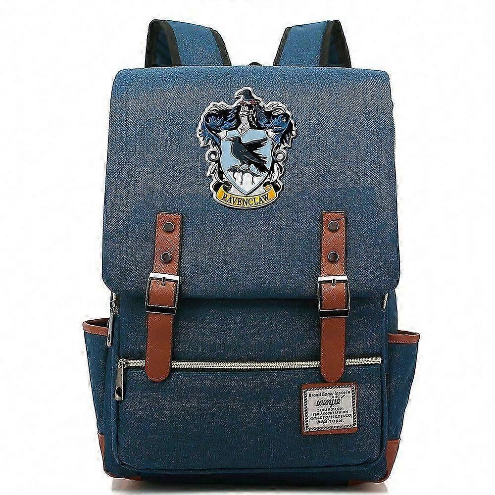 حقيبة ظهر مطبوعة من مدرسة Ravenclaw للسحر والشعوذة ، حقيبة ظهر للطلاب الشباب ، حقيبة ترفيهية للرجال والنساء ، حقيبة سفر